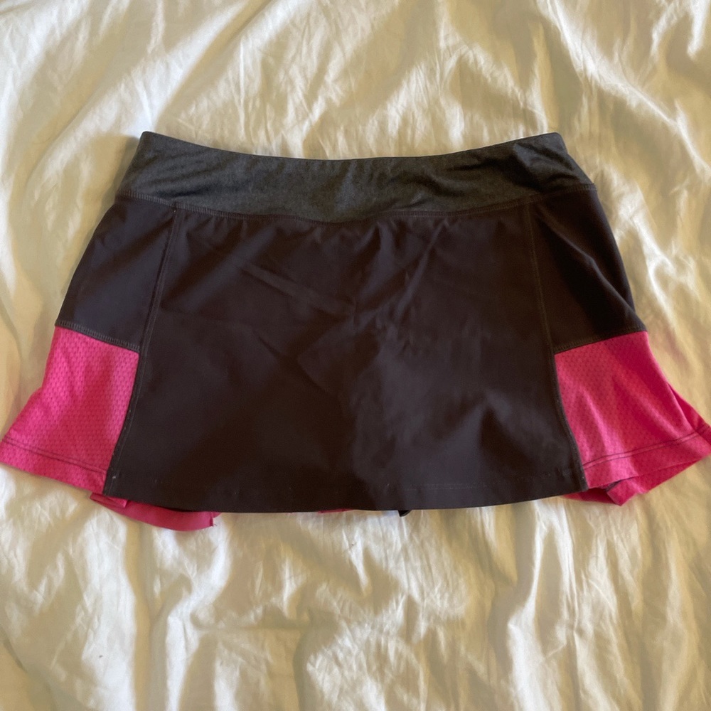 Pleated mini tennis skirt